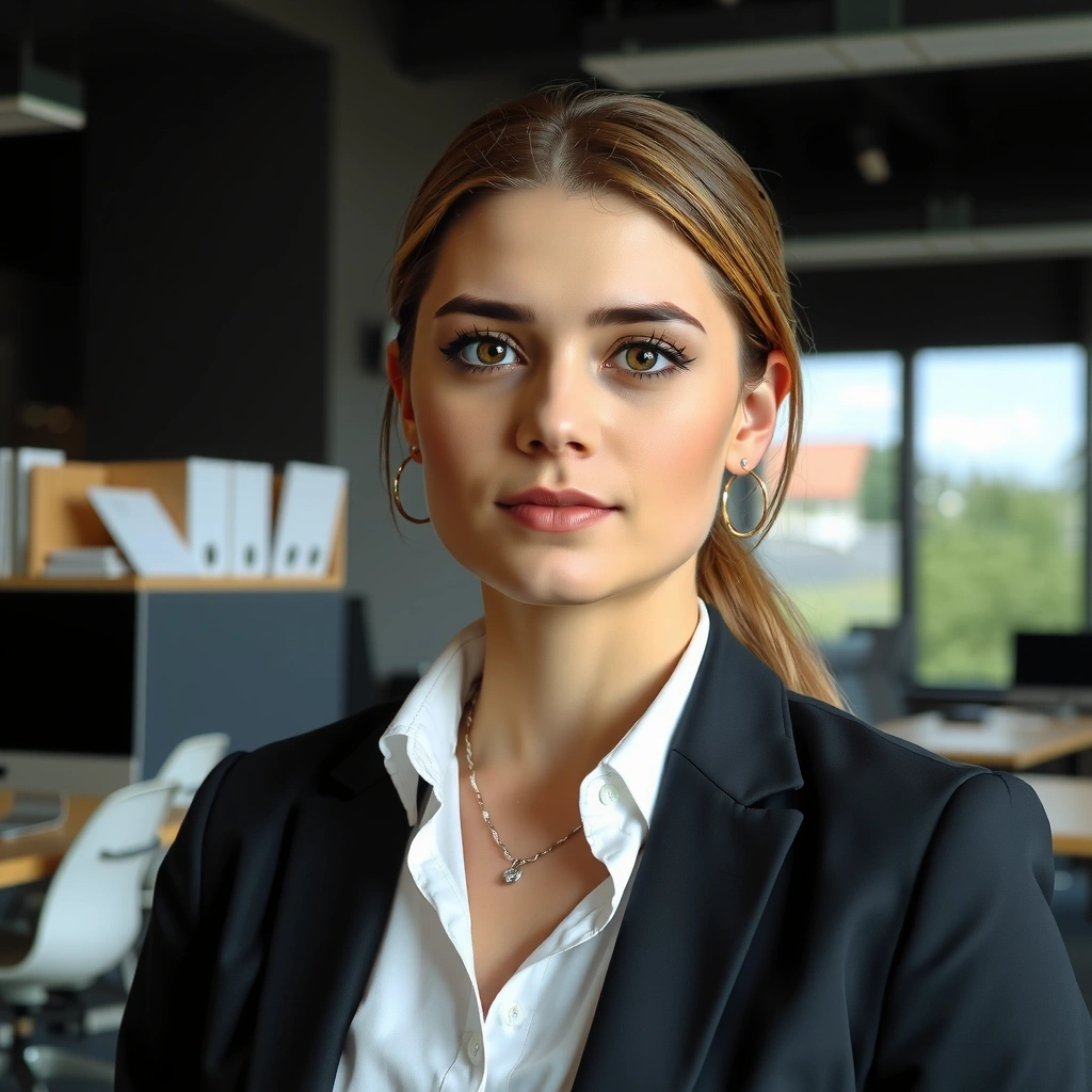 Professional headshot of a female tech analyst